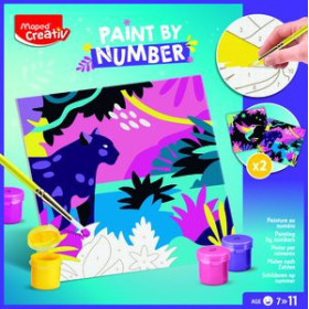 Juegos educativos MAPED CREATIVE PINTA POR NUMERO LEOPARDO/PAJARO
