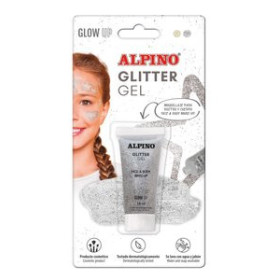 Maquillaje MAQUILLAJE ALPINO GLITTER METALICO PLATA BLISTER DE 1