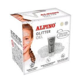 Maquillaje MAQUILLAJE ALPINO GLITTER METALICO PLATA ESTUCHE DE 6