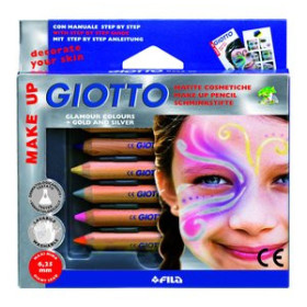 Maquillaje MAQUILLAJE GIOTTO MAKE UP LAPICES COSMETICOS GLAMOUR CAJA de 6