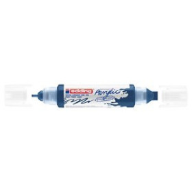 Marcadores permanentes MARCADOR ACRYLIC EDDING 5400 3D DOBLE PUNTA (2-3/5-10 mm) AZUL NOCHE