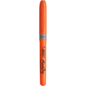 Marcadores flúor (tinta y gel) MARCADOR FLUOR BIC BRITE LINER GRIP NARANJA