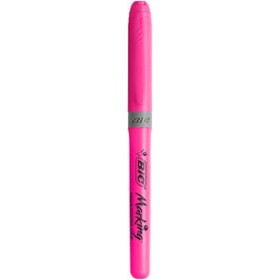 Marcadores flúor (tinta y gel) MARCADOR FLUOR BIC BRITE LINER GRIP ROSA