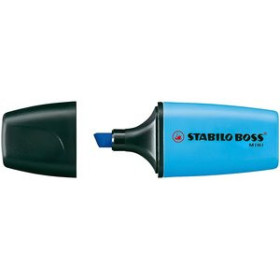 Marcadores flúor (tinta y gel) MARCADOR FLUOR STABILO BOSS MINI 07  AZUL