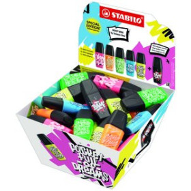 Marcadores flúor (tinta y gel) MARCADOR FLUOR STABILO BOSS MINI 07 BY SOOZE ONE EXPOSITOR de 50