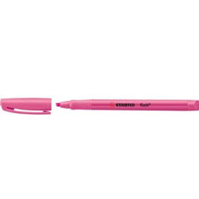 Marcadores flúor (tinta y gel) MARCADOR FLUOR STABILO FLASH 555  ROSA