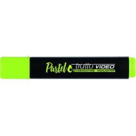 Marcadores flúor (tinta y gel) MARCADOR FLUOR TRATTO VIDEO PASTEL VERDE AGUACATE CAJA de 12