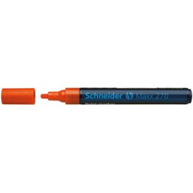 Marcadores permanentes MARCADOR PERMANENTE SCHNEIDER MAXX 270 CONICO 1-3 mm NARANJA