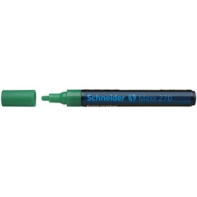 Marcadores permanentes MARCADOR PERMANENTE SCHNEIDER MAXX 270 CONICO 1-3 mm VERDE