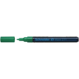 Marcadores permanentes MARCADOR PERMANENTE SCHNEIDER MAXX 271 CONICO 1-2 mm VERDE
