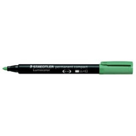 Marcadores permanentes MARCADOR PERMANENTE STAEDTLER 342 LUMOCOLOR CONICO  VERDE