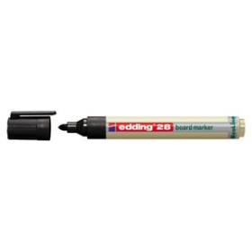 Marcadores de pizarra y flipchart MARCADOR PIZARRA EDDING 28 ECOLINE CONICO NEGRO