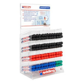 Marcadores de pizarra y flipchart MARCADOR PIZARRA EDDING 660 CONICO  EXPOSITOR DE 96