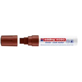 Marcadores de tiza líquida MARCADOR TIZA LIQUIDA EDDING 4090 BISELADO  MARRON