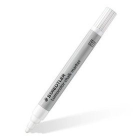 Marcadores de tiza líquida MARCADOR TIZA LIQUIDA STAEDTLER CHALK MARKER 344 ESTUCHE DE 10 BLANCO