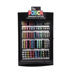 Marcadores de tinta opaca no permanente MARCADOR T.OPACA NO PERM. UNI POSCA EXPOSITOR de 281 SURTIDAS