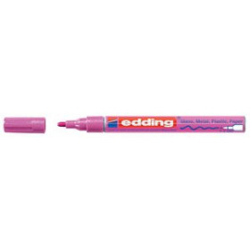 Marcadores de tinta opaca permanente MARCADOR T.OPACA PERM. EDDING  751 CONICO ROSA METALICO