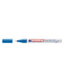 Marcadores de tinta opaca permanente MARCADOR T.OPACA PERM. EDDING  780 CONICO AZUL