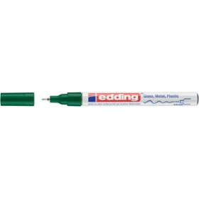 Marcadores de tinta opaca permanente MARCADOR T.OPACA PERM. EDDING  780 CONICO VERDE
