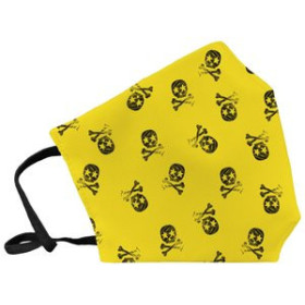 Protección MASCARILLA DE PROTECCION REUTILIZABLE FULI GRANDE TALLA L SKULL AMARILLO