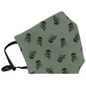 Protección MASCARILLA DE PROTECCION REUTILIZABLE FULI GRANDE TALLA L SKULL KAKI
