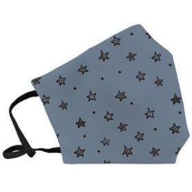Protección MASCARILLA DE PROTECCION REUTILIZABLE FULI PEQUEÑA TALLA S ESTRELLAS AZUL