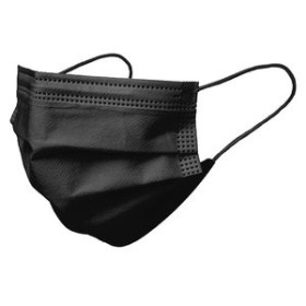 Protección MASCARILLA QUIRURGICA IIR 3 CAPAS DESECHABLE FIRST PROTEC INFANTIL NEGRA PAQUETE de 10