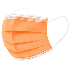 Protección MASCARILLA QUIRURGICA IIR 3 CAPAS DESECHABLE GALMASK INFANTIL NARANJA PAQUETE de 10