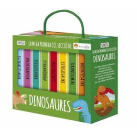 Juegos educativos MI PRIMERA BIBLIOTECA SASSI MANOLITO BOOKS ELS DINOSAURES - CATALAN (8 libros de 10 pag.) (+2 años)