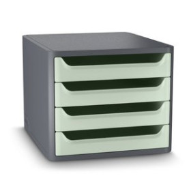 Módulos MODULO CEP 1400F FIRST 4 CAJONES GRIS/VERDE SALVIA