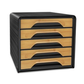 Módulos MODULO CEP 7-111 ESTANDAR 5 CAJONES COLOR NEGRO/MADERA