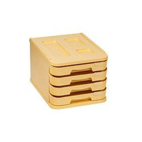 Módulos MODULO FAIBO 4 CAJONES AMARILLO PASTEL