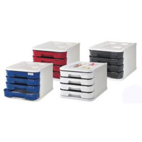 Módulos MODULO FAIBO 4 CAJONES ROJO