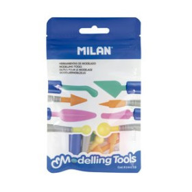 Moldeadores y accesorios MOLDEADORES MILAN BOLSA de 10 (2 mangos + 8 puntas)