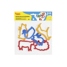 Moldeadores y accesorios MOLDES JOVI BOLSA ANIMALES DE LA GRANJA 6 UNIDADES