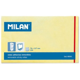 Notas adhesivas reposicionables NOTAS ADHESIVAS MILAN 100h 127x76