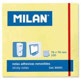 Notas adhesivas reposicionables NOTAS ADHESIVAS MILAN 100h 76x76