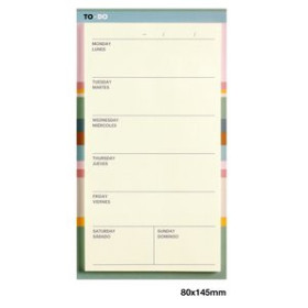 Calendarios murales y sobremesa NOTAS ADHESIVAS MIQUELRIUS TO-DO 145x80 SEMANALES