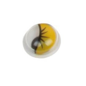 Ojos móviles OJOS MOVILES SMART AMARILLO 10 mm. PACK de 50