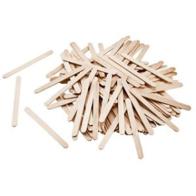 Palillos y pinzas de madera PALILLOS POLO NIEFENVER MADERA NATURAL 100 UD (114x10x2.2mm)