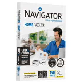 Papel multifunción blanco PAPEL A4 NAVIGATOR  80g 150h HOME PACK