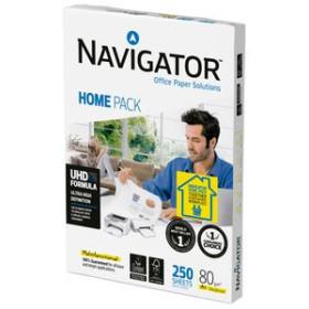 Papel multifunción blanco PAPEL A4 NAVIGATOR  80g 250h HOME PACK