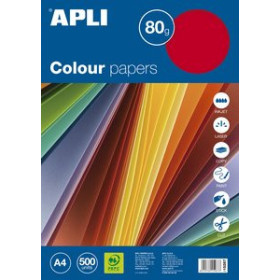 Papel multifunción color PAPEL COLOR A4 80g 500h SURTIDO FLUOR