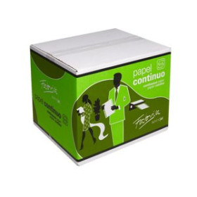 Papel continuo blanco/color PAPEL CONTINUO BLANCO 11"x250 1 HOJA  2 CEJAS caja de 2500