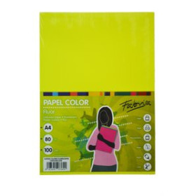 Papel multifunción color PAPEL de COLOR A4 FABRISA 80g 100h SURTIDO FLUOR