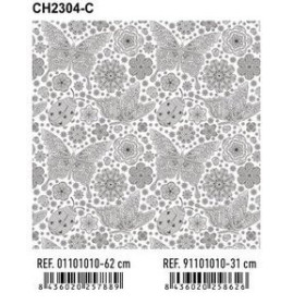 Papel de regalo en bobina PAPEL de REGALO BOBINA BASIKA 31 cm x 80 m (2 Kg aprox.) TODO AÑO (CH2304-C 31 CM)