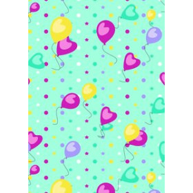 Papel de regalo en bobina PAPEL de REGALO BOBINA BASIKA 62 cm x 80 m (4 Kg aprox.) INFANTIL (IN2101-F 62 CM)