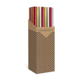 Papel de regalo en rollo PAPEL de REGALO ROLLO TV 1x2 m (CAJA de 40) KRAFT MARRON