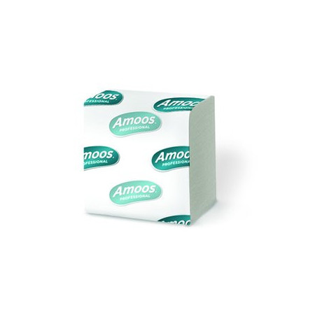 Celulosas PAPEL HIGIENICO AMOOS PROFESSIONAL PLEGADO 2 CAPAS 21x11 cm 250 SERVICIOS BLANCO