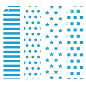 Papel origami PAPEL para ORIGAMI NIEFENVER 20x20 cm. AZUL-3 SOBRE de 20 hojas